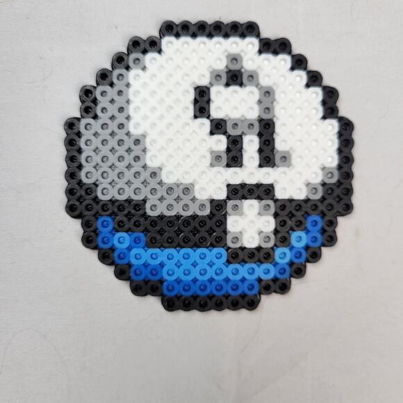 Team Aqua Great Ball Perler Bead Pixel Art - Picture 2 of 2